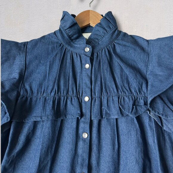 Tuckernuck Winnie Denim Blouse - Picture 3 of 6